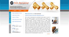 Desktop Screenshot of kkinternational.co.in