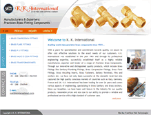 Tablet Screenshot of kkinternational.co.in